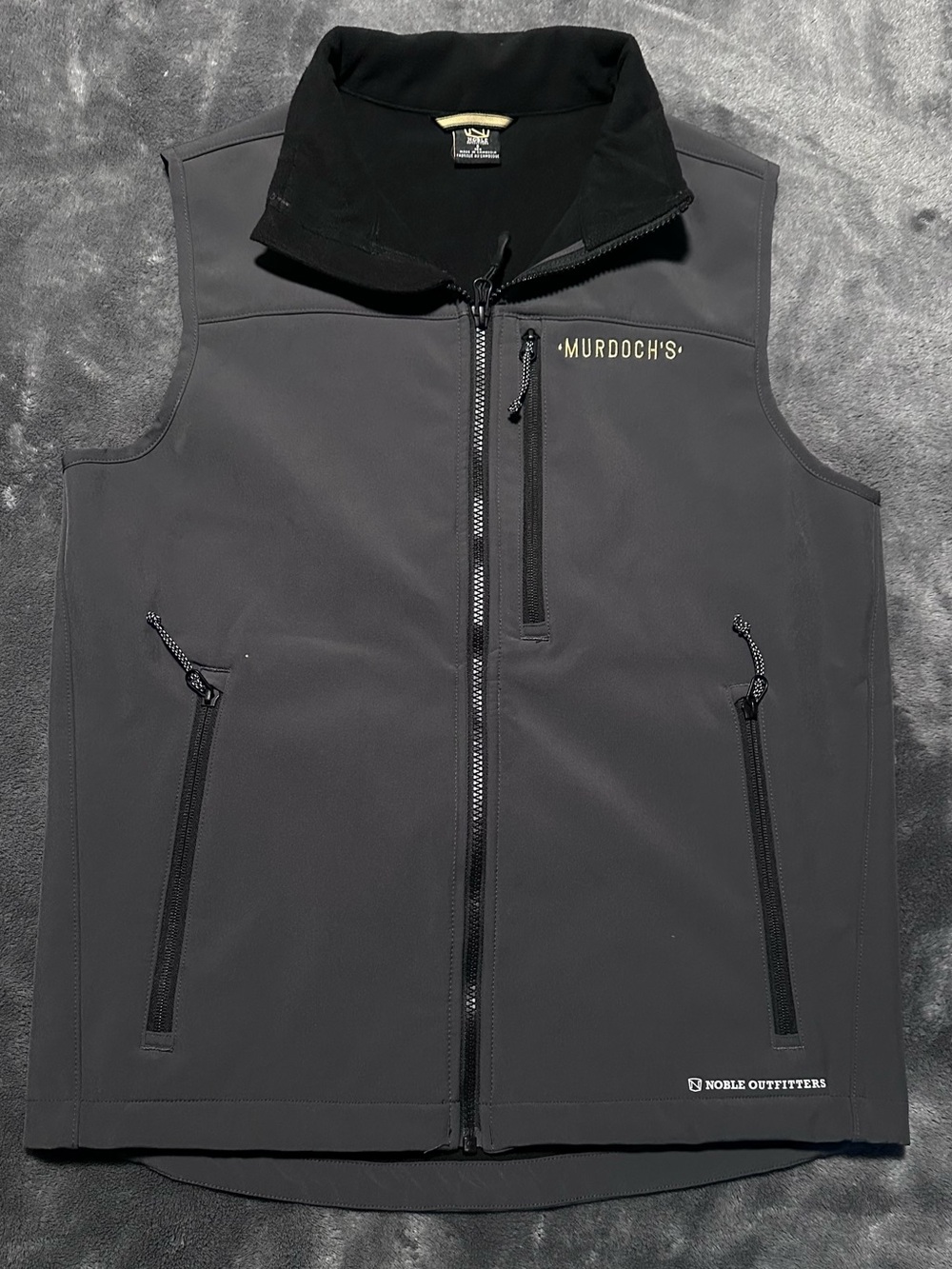Murdoch's Men's Black Softshell Vest by Noble Outfitters
